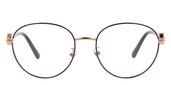 Versace VE1273D - Rose Gold/Bordeaux, Metal, Round frame