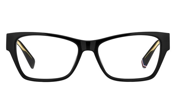 Tommy Hilfiger TH 2104 - Black, Acetate, Rectangle frame