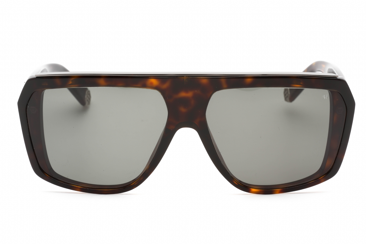 Philipp Plein SPP074 - Shiny Havana, Plastic, Rectangle frame
