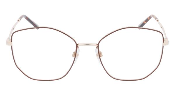 Marc Jacobs Marc 741 - Gold Havana, Metal, Cat Eye frame