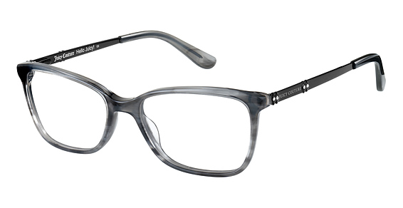 Juicy Couture JU 171 - Black Crystal, Acetate, Rectangle frame