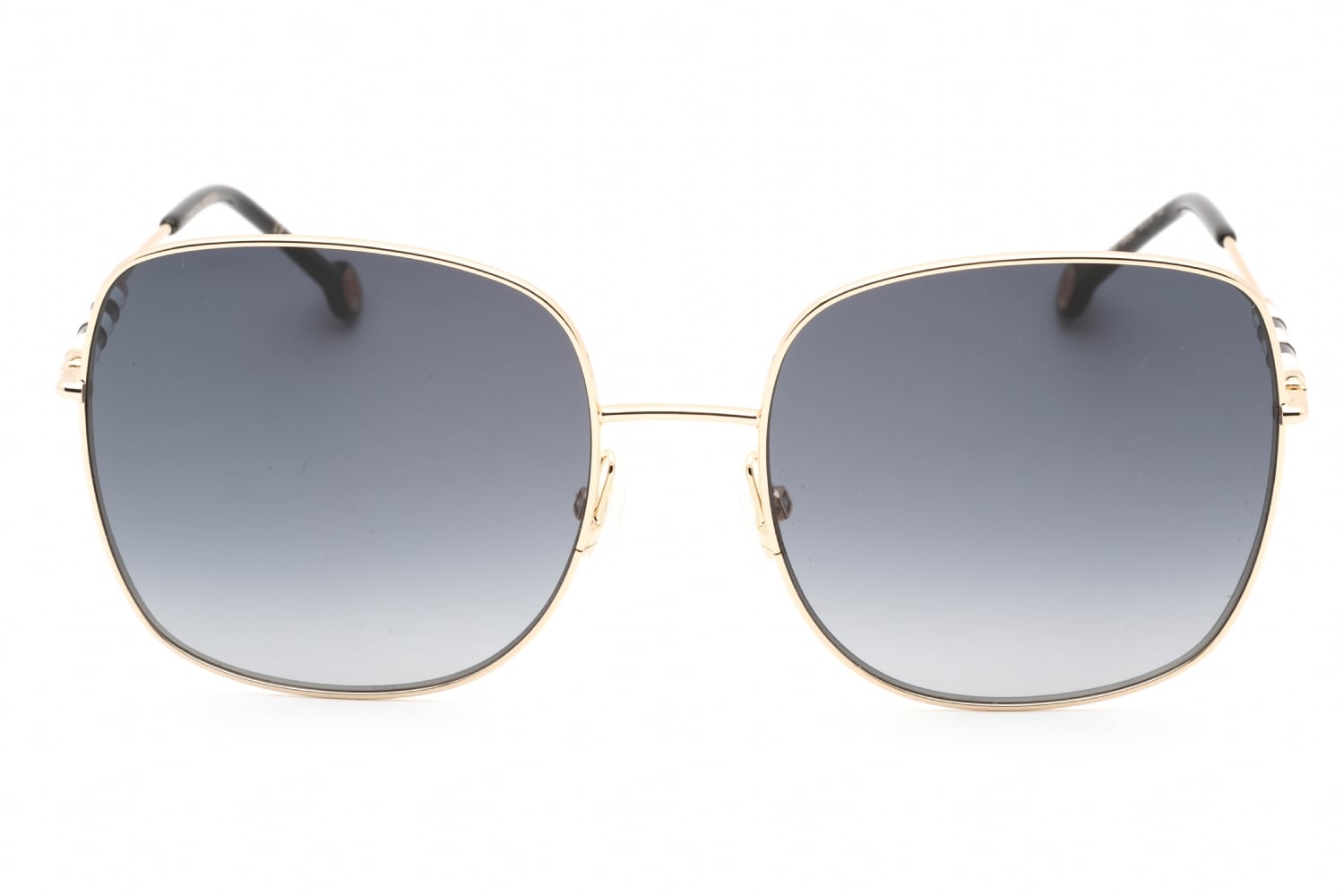 Carolina Herrera CH 0035/S - Gold, Metal, Rectangle frame