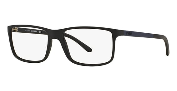Polo PH2126 - Matte Black, Acetate, Rectangle frame