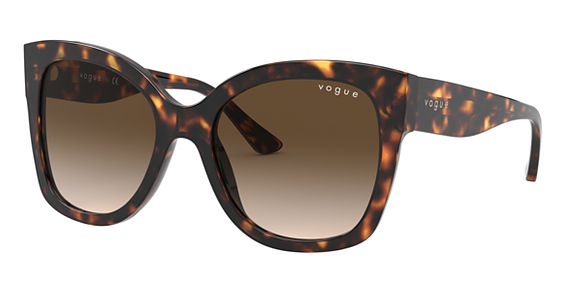 Vogue VO5338S - Dark Havana, Plastic, Cat Eye frame