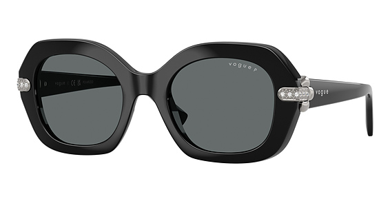 Vogue VO5706SB - Black, Acetate, Oval frame