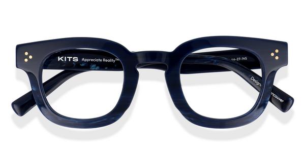 KITS Caelan - Navy, Acetate, Round frame