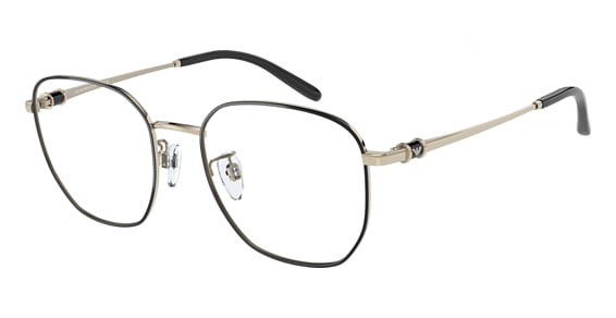 Emporio Armani EA1134D - Shiny Pale Gold, Metal, Oval frame