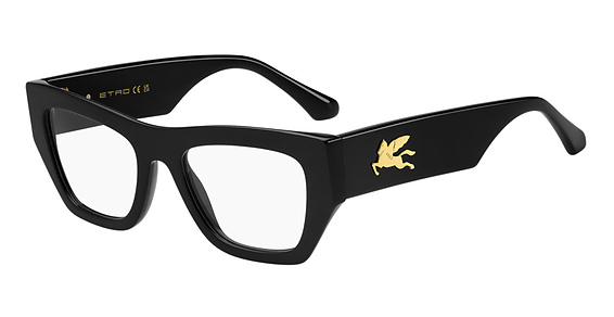Etro 0078 - Black, Acetate, Rectangle frame