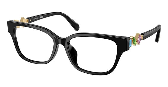 Swarovski SK2049D - Black, Plastic, Oval frame