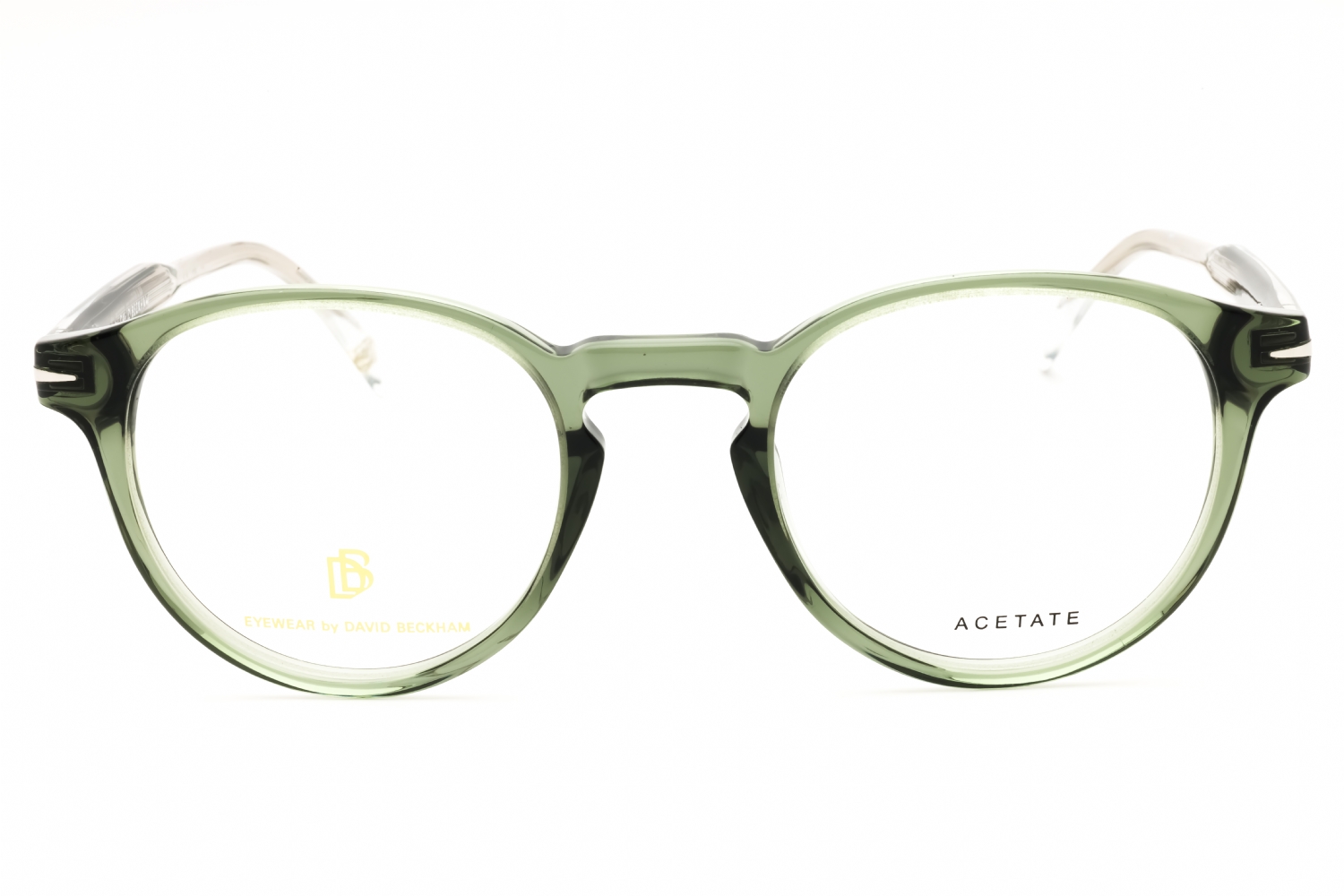 David Beckham DB 1122 - Green, Plastic, Round frame
