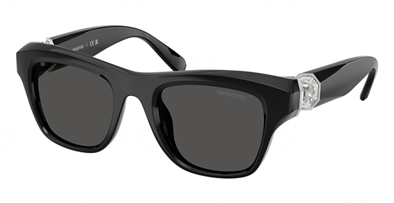 Swarovski SK6056U - Black, Acetate, Oval frame