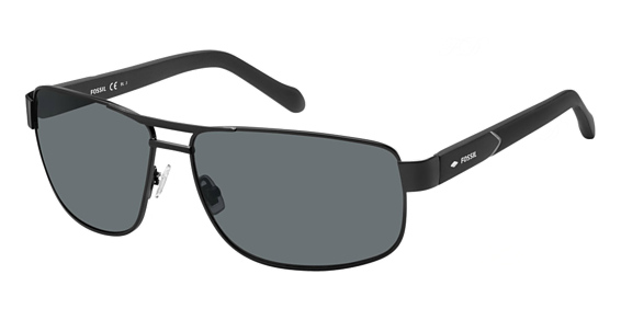 Fossil FOS 3060/S/US - 94xir Mtblack Ma, Stainless Steel, Aviator frame