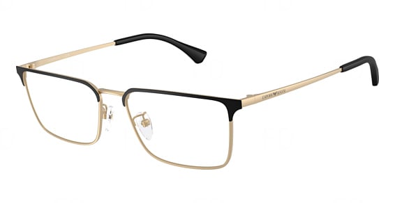 Emporio Armani EA1197D - Matte Black, Metal, Mixed Shapes frame