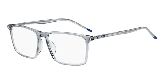 HUGO HG 1377/G - Grey, Acetate, Rectangle frame