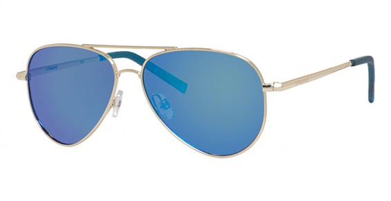 POLAROID KIDS PLD 8015/N - J5gjy Gold, Metal, Aviator frame