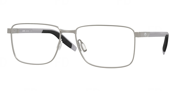Costa Del Mar 6A3005 BRD 330 - Satin Silver, Metal, Rectangle frame