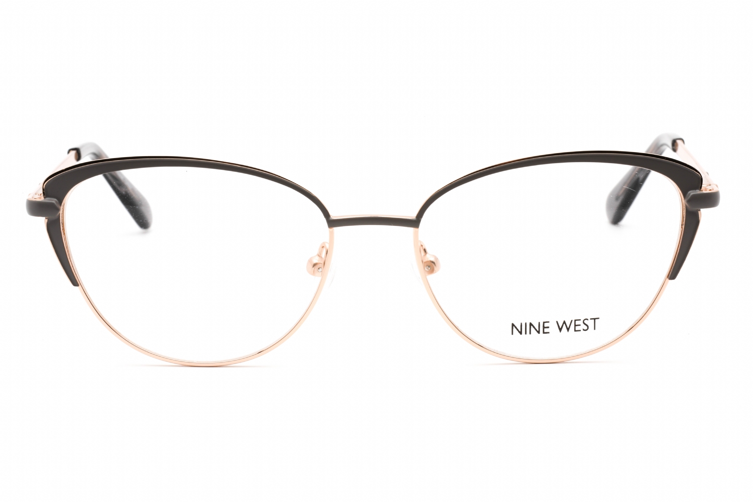 Nine West NW1104 - Grey/rose Gold, Metal, Cat Eye frame