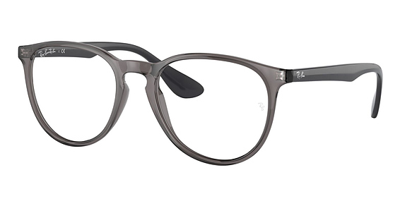 Ray-Ban RX7046 ERIKA - Transparent Grey, Acetate, Oval frame