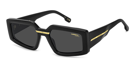 Carrera Victory C 12/S - 2m2ir Blk Gold B, Plastic, Rectangle frame
