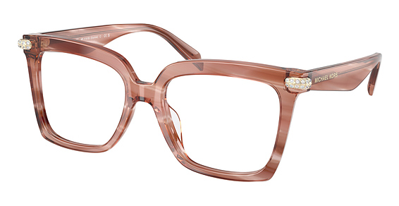 Michael Kors MK4191BU EXUMAS - Pink Horn, Plastic, Mixed Shapes frame