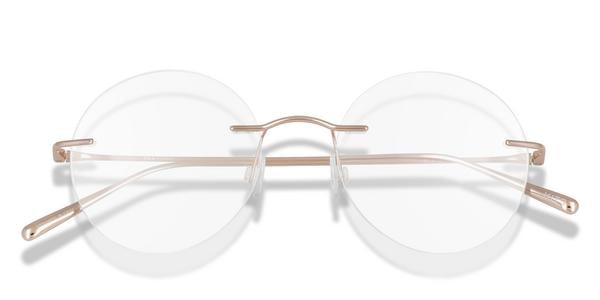 KITS Fika - Rose Gold, Titanium, Rimless frame