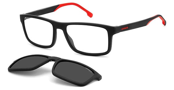 Carrera CA 8057/CS - 003m9 Mtt Black, Plastic, Rectangle frame