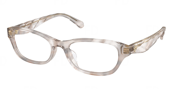 Tory Burch TY2178D - Spotted Transparent Grey, Plastic, Mixed Shapes frame