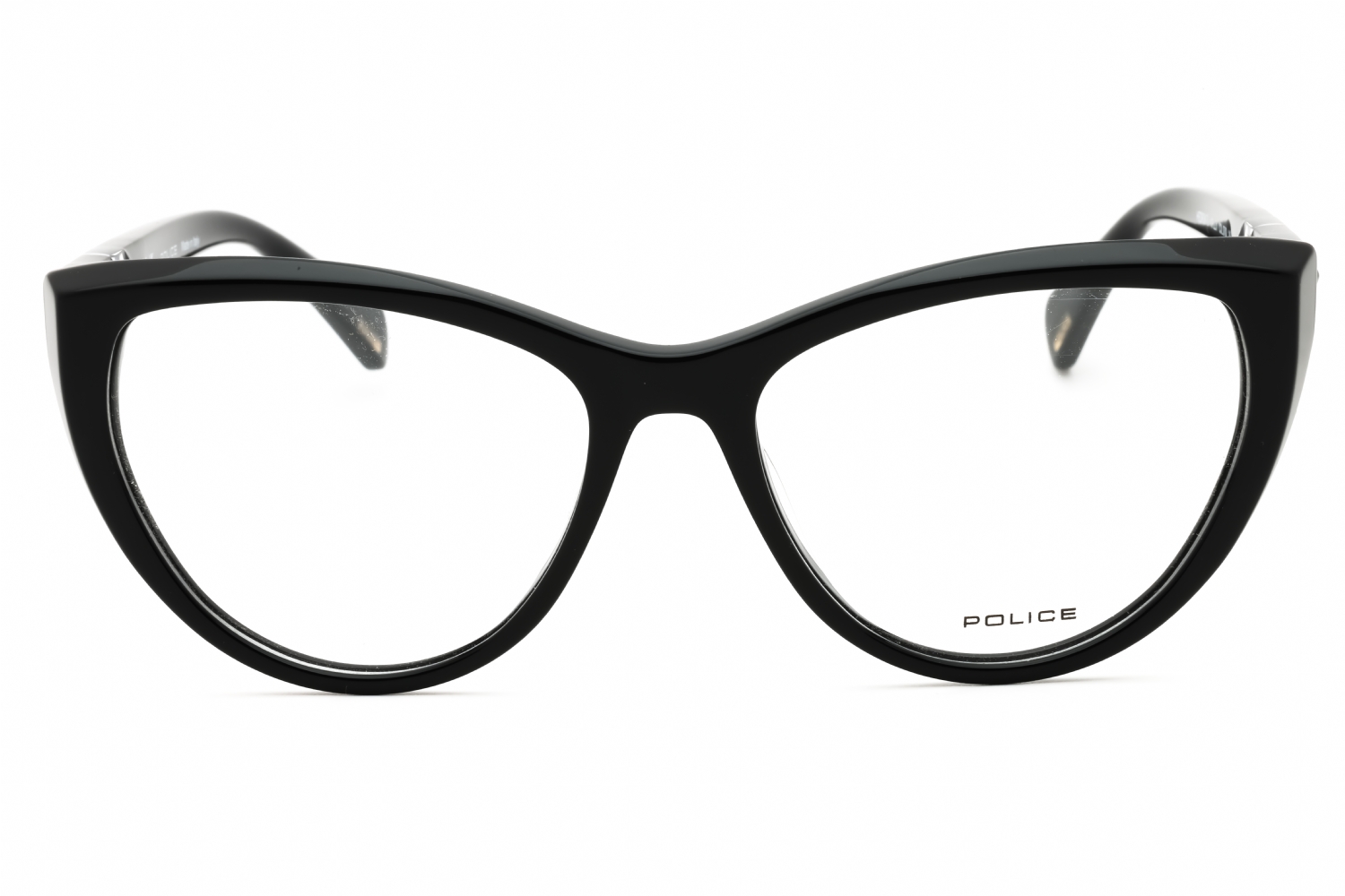 Police VPLL31M - Shiny Black, Acetate, Cat Eye frame