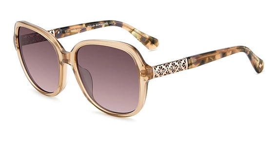 Kate Spade KS Eliza 2/G/S - 84e3x Gd Beige G, Acetate, Geometric frame
