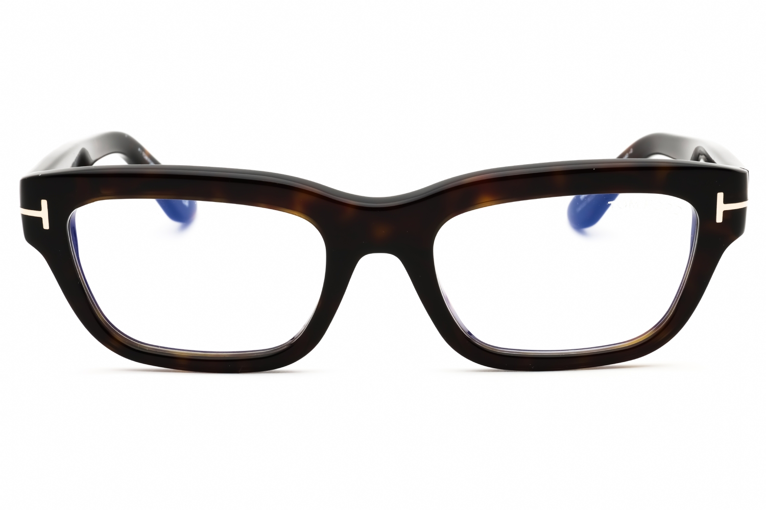 Tom Ford FT6045-B - Dark Havana/clear, Acetate, Rectangle frame