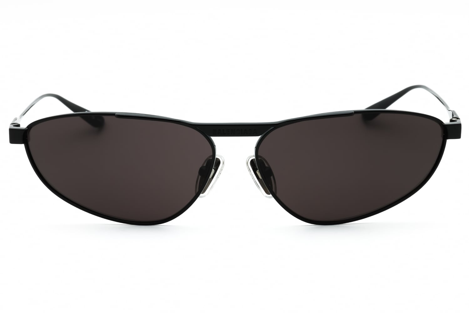 Balenciaga BB0417S - Black, Metal, Oval frame