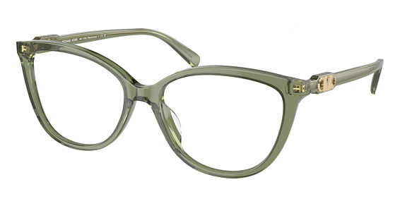 Michael Kors MK4109U WESTMINSTER - Green Transparent, Plastic, Oval frame