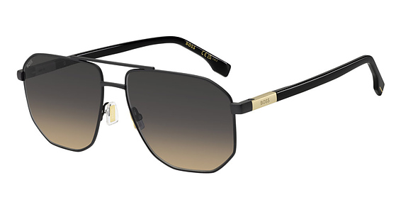 Hugo Boss Boss 1832/S - 003pr Mtt Black, Stainless Steel, Aviator frame