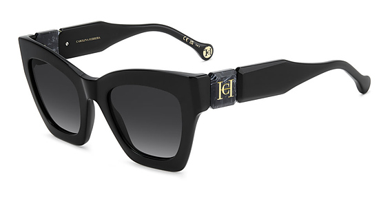 Carolina Herrera HER 0327/S - 8079o Black, Acetate, Cat Eye frame