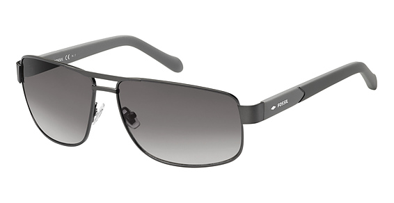Fossil FOS 3060/S - 0dzn3 Dkrut Gry, Metal, Rectangle frame