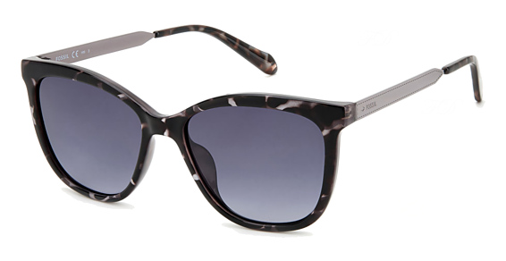 Fossil FOS 3142/S - Aci9o Gry Hvn, Acetate, Rectangle frame