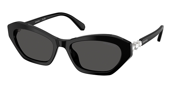 Swarovski SK6048 - Black, Plastic, Cat Eye frame