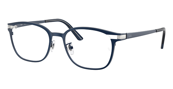 Ray-Ban RX8780D - Matte Dark Blue, Titanium, Oval frame