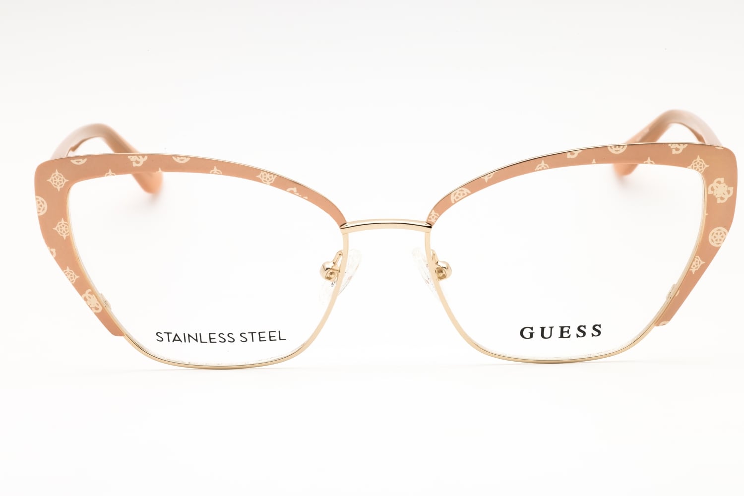 Guess GU50122 - Beige/other, Metal, Cat Eye frame