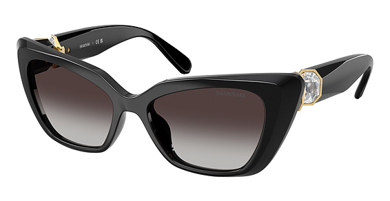 Swarovski SK6047 - Black, Acetate, Cat Eye frame