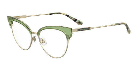 Kate Spade KS Rozalyn/G - Gold Green, Stainless Steel, Cat Eye frame