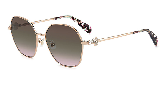 Kate Spade KS Vandra 2/F/S - Au2bc Red Gold R, Stainless Steel, Geometric frame