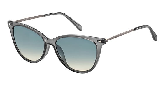 Fossil FOS 3083/S - 63mpr Cry Grey, Acetate, Rectangle frame