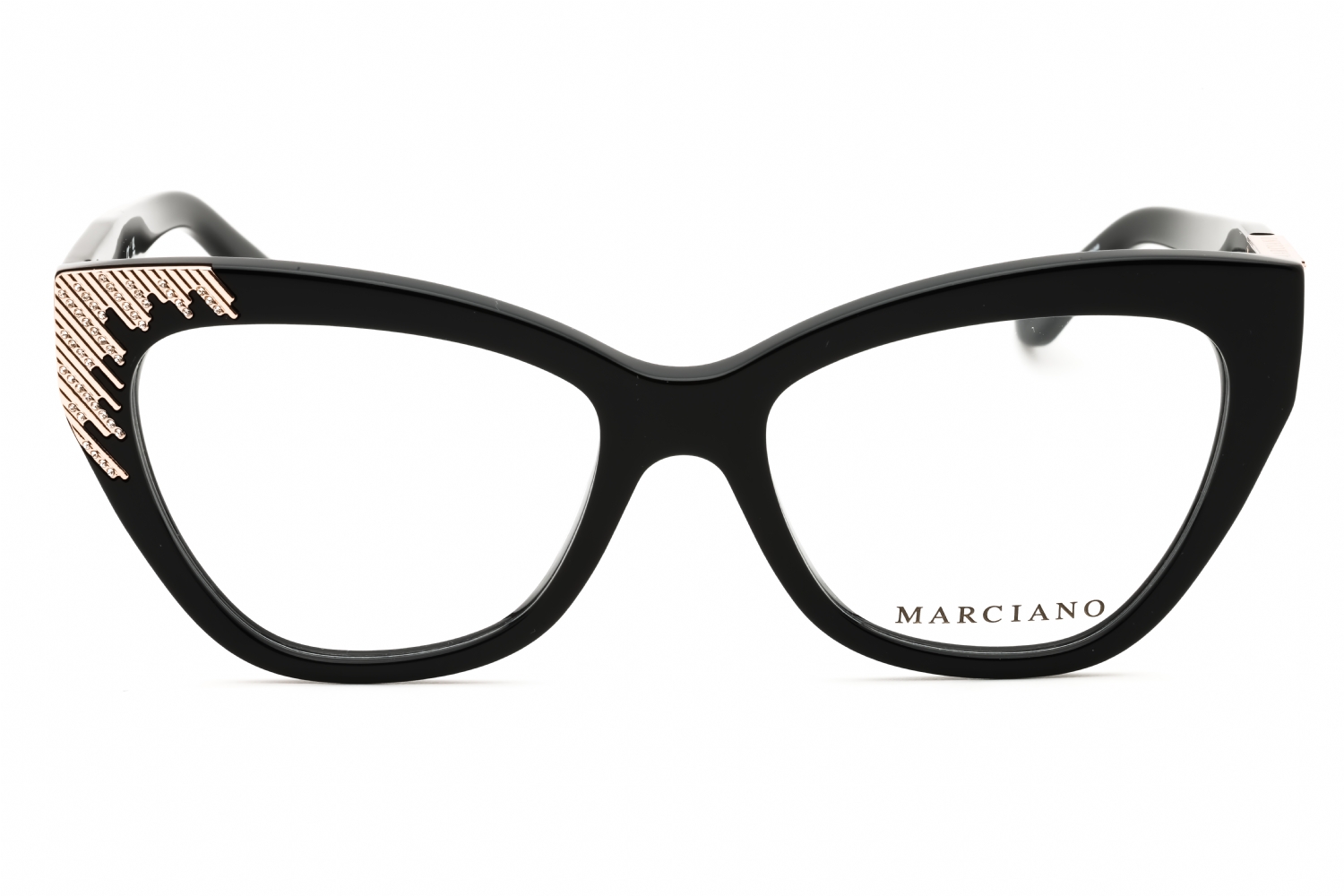 Guess GM50037 - Shiny Black, Acetate, Cat Eye frame