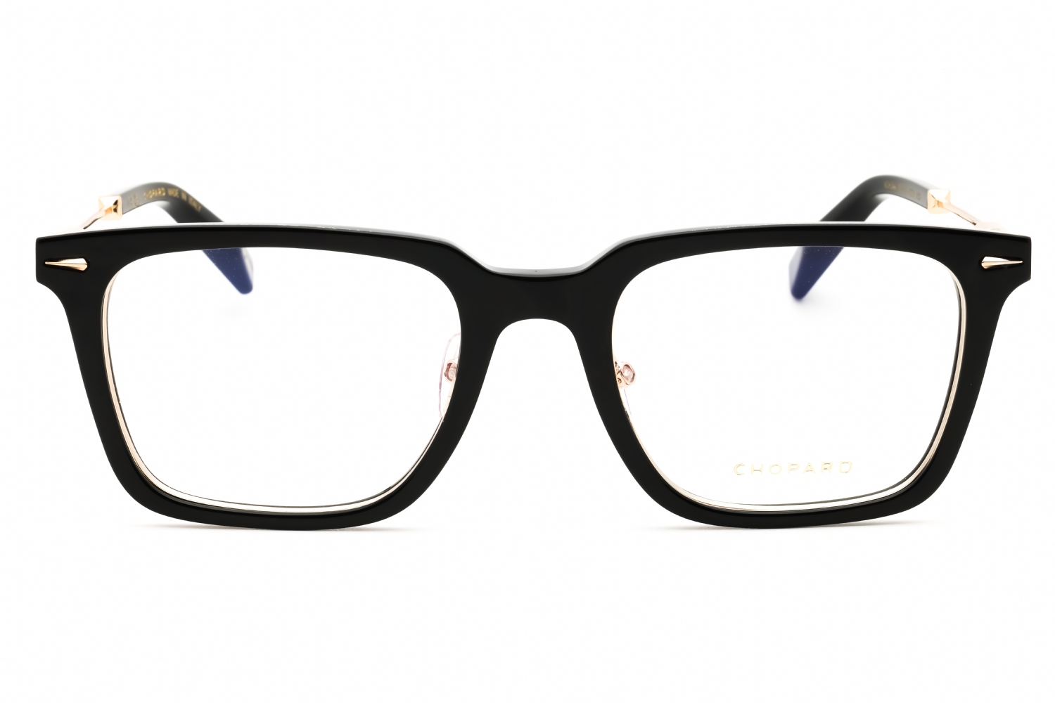 Chopard VCH346 - Black+crystal, Acetate, Rectangle frame