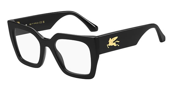 Etro 0109 - Black, Acetate, Rectangle frame