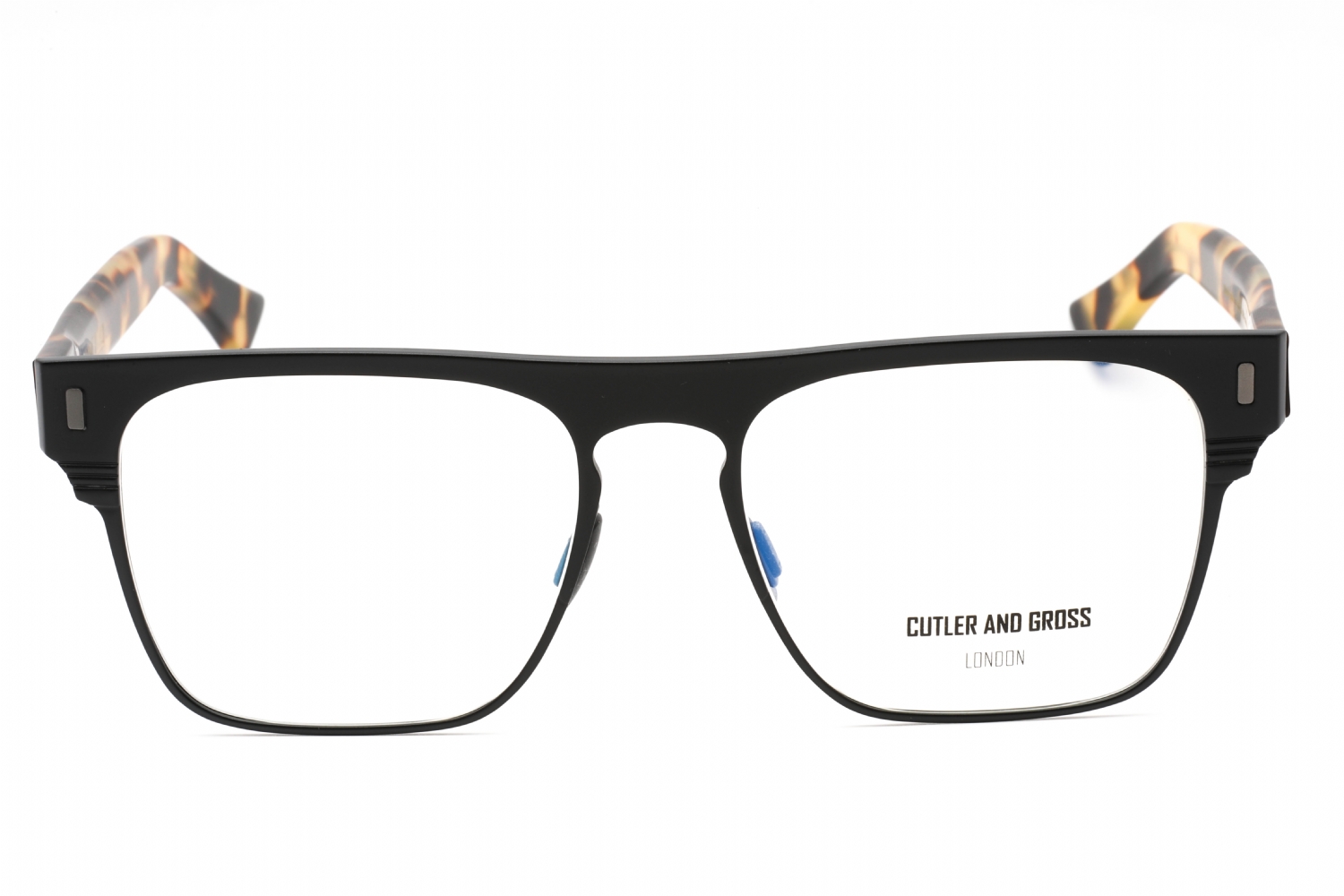 Cutler and Gross CGOP136656 - Matte Black Titanium, Metal, Rectangle frame