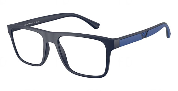 Emporio Armani EA4115V - Matte Dark Blue, Acetate, Mixed Shapes frame