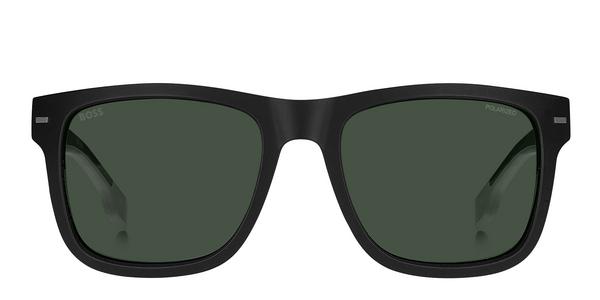 Hugo Boss Boss 1496/S - Matte Black Grey, Eco-Friendly, Rectangle frame