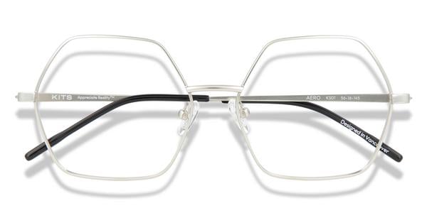 KITS Aero - Silver, Stainless Steel, Geometric frame